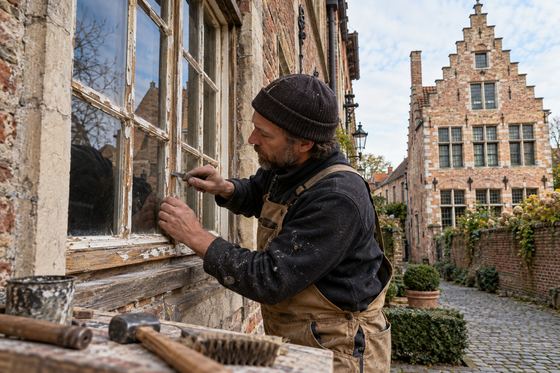Schrijnwerker in Oudenaarde