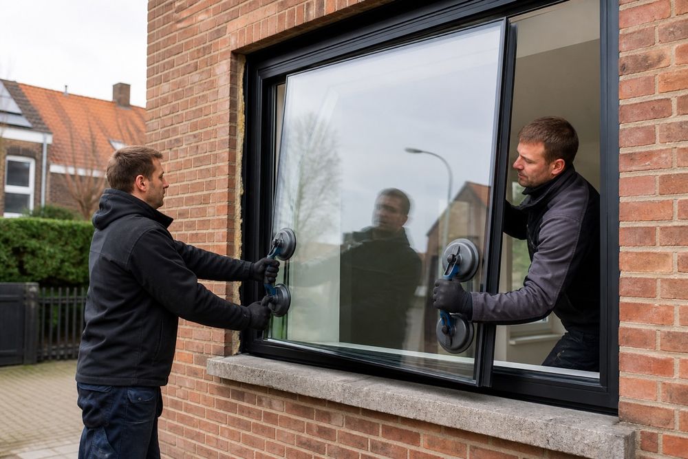 Schrijnwerk bij een Vlaamse woning